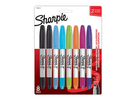  MARCADOR MULTIUSO COL.SURT X  8 D/PTA TWIN SHARPIE 