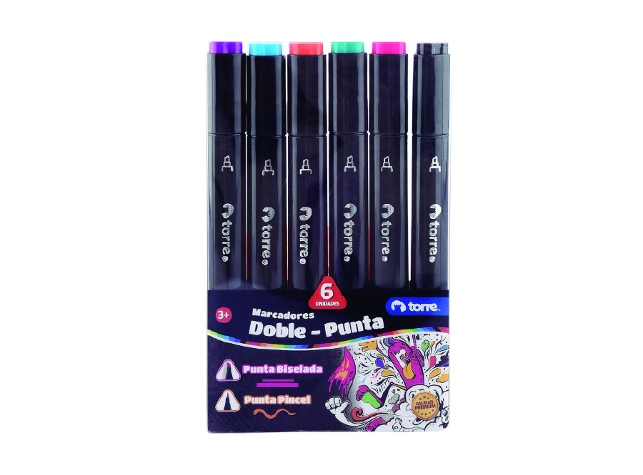  MARCADOR MULTIUSO COL.SURT X  6 D/PTA TORRE 