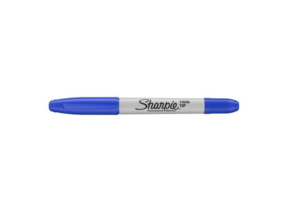  MARCADOR MULTIUSO AZUL SHARPIE DOBLE PUNTA TWIN 