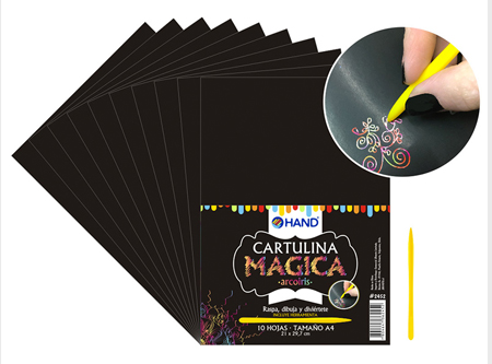  CARPETA ESC. CARTU MAGICA ARCOIRIS 10 HJ HAND 