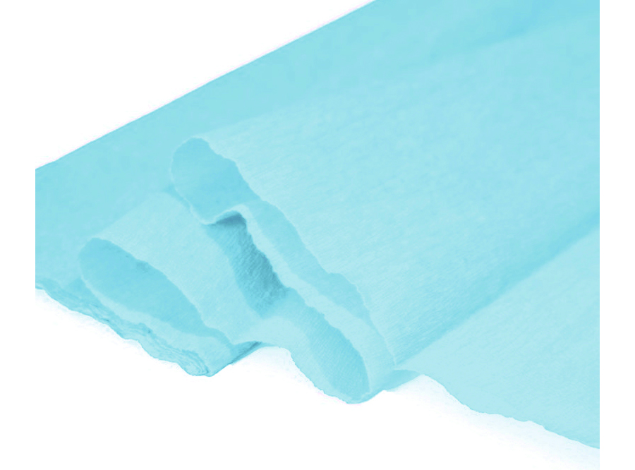  PAPEL CREPE 10 PLIE 52.5 X 1.45 MTS ROLLY CELESTE 