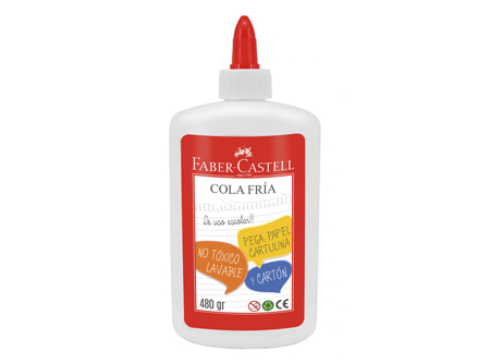  ADHESIVO COLA ESCOLAR 480 GR. FABER 