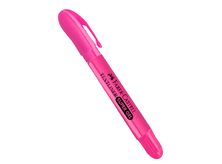  DESTACADOR ROSADO TEXTLINER SUPER GEL FABER 