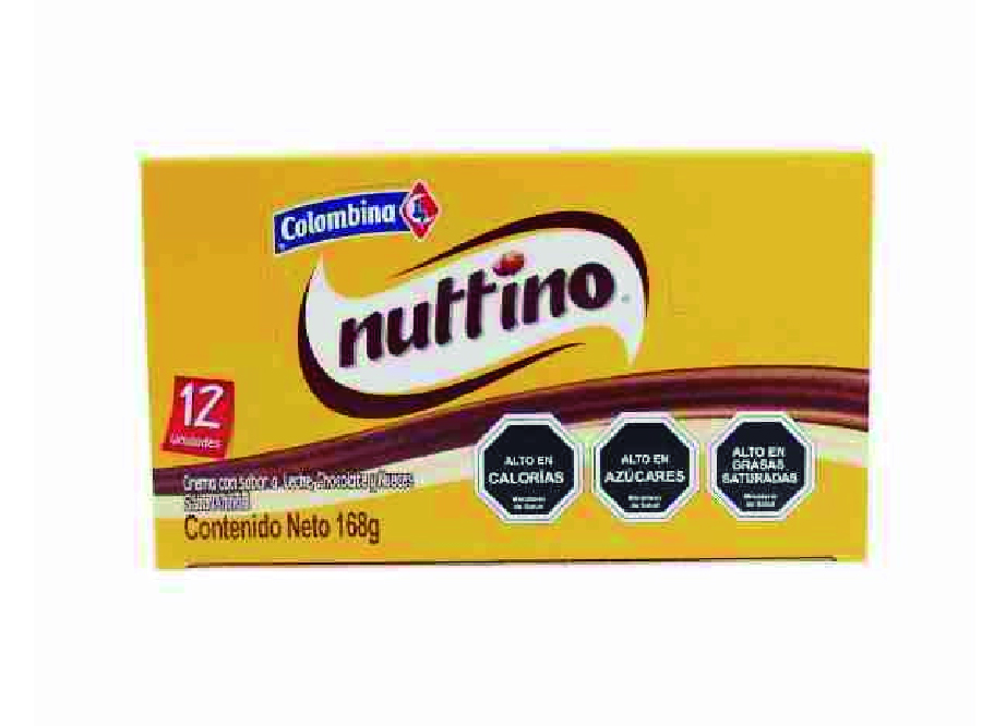  NUTTINO CREMA 14 GR X 12 UN COLOMBINA 