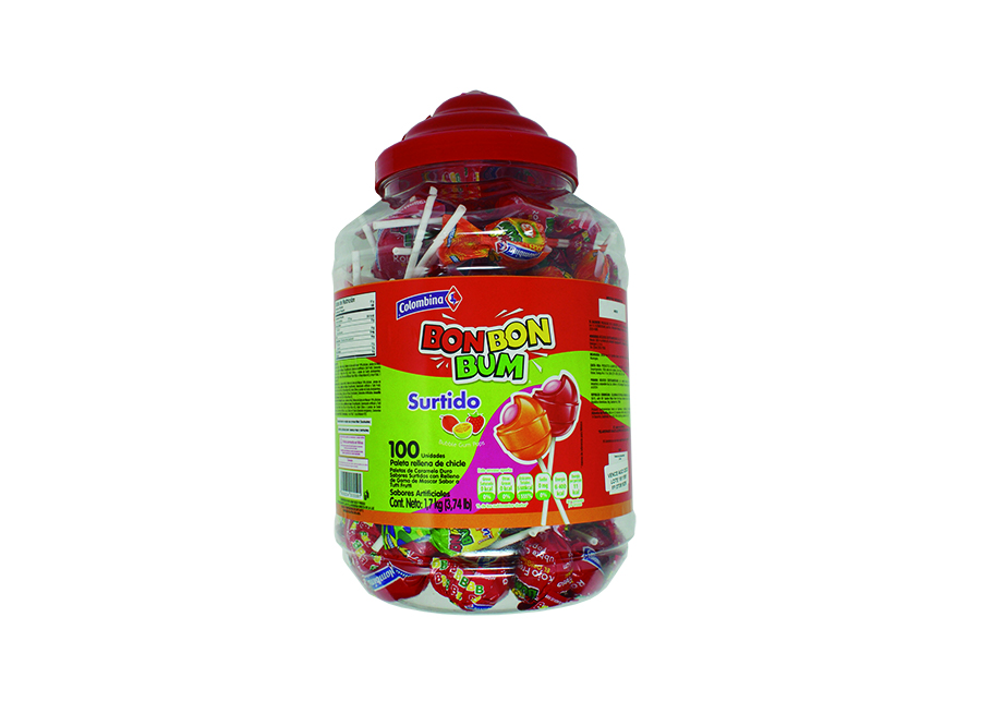  BOMBONERA BON BON BUM X 100 UN COLOMBINA 