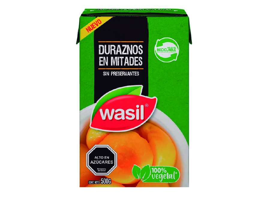  DURAZNO MITADES 500 GR TETRA WASIL 