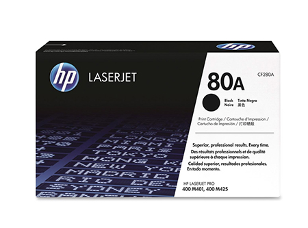  TONER HP CF280A (80A) 2700 PAG NEGRO P/M401/M425 