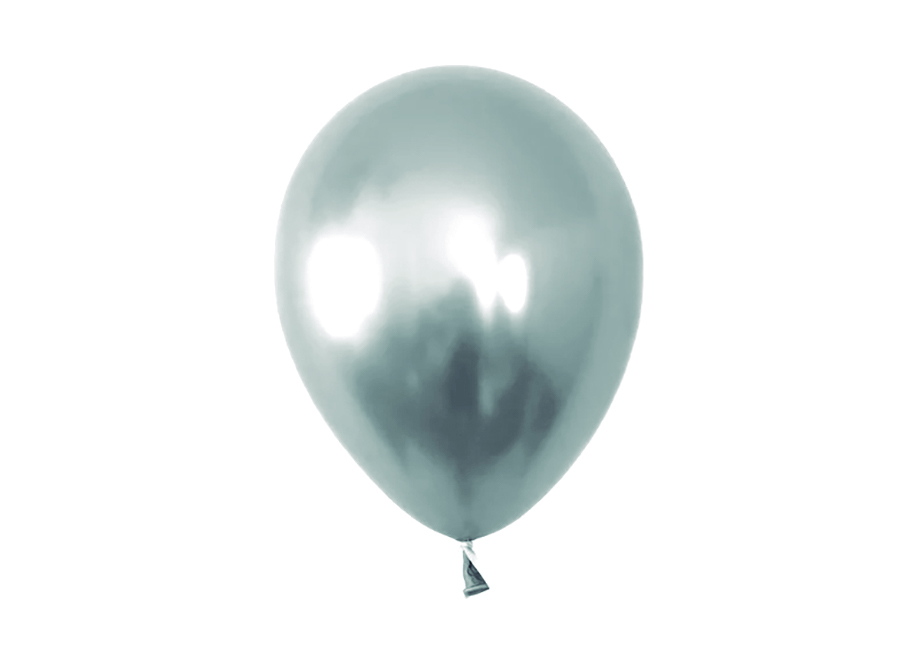  GLOBOS N.  9 CROMADO X 25 UN PLATEADO KIKO 