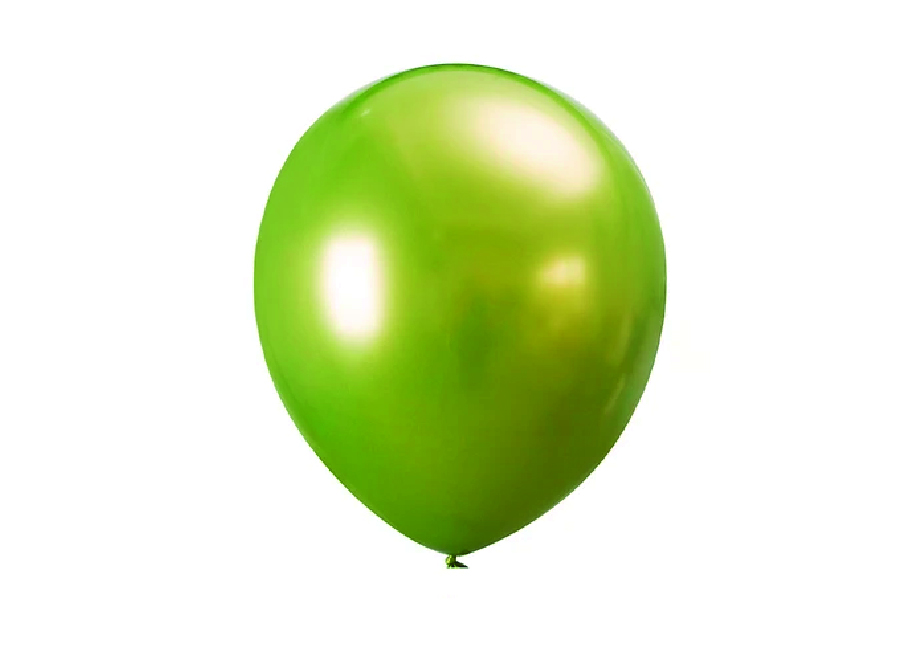 GLOBOS N.  9 CROMADO X 25 UN VERDE KIKO 