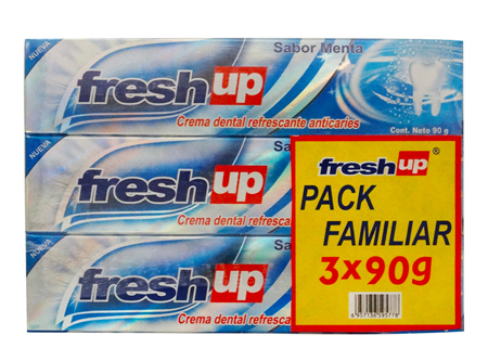  PASTA DENTAL  90 GR DP X 3 UND FRESH UP 