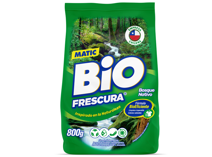  DETERGENTE POLVO  800 GR. BIO BOSQUE NATIVO 