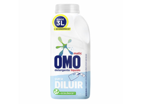  DETERGENTE LIQUIDO  500 ML OMO CONCENTRADO P/3 LT 