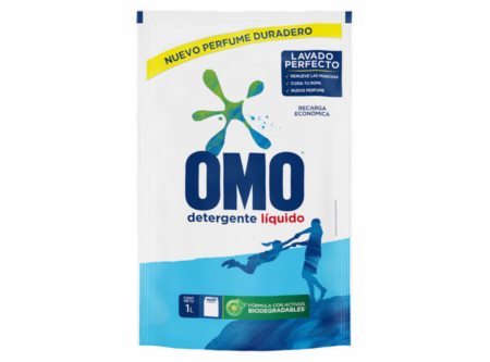  DETERGENTE LIQUIDO 1 LT OMO DOYPACK MULTIACCION 