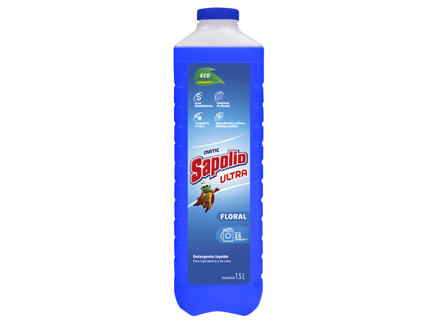  DETERGENTE LIQUIDO 1.5 LT SAPOLIO ULTRA MATIC 