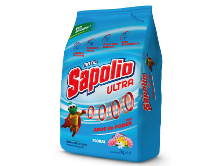  DETERGENTE POLVO 2 KL SAPOLIO FLORAL MATIC 