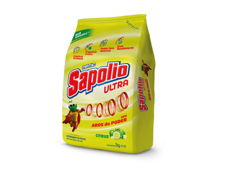  DETERGENTE POLVO 2 KL SAPOLIO CITRUS MATIC 