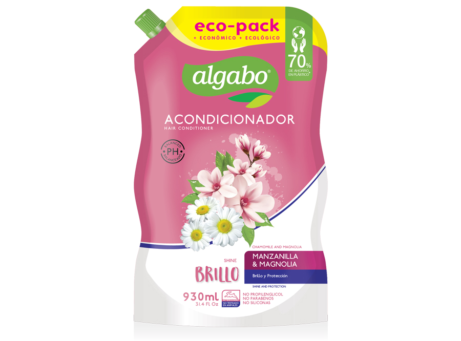  ACONDICIONADOR 930 ML ALGABO DOYPACK MANZANILL/MAG 