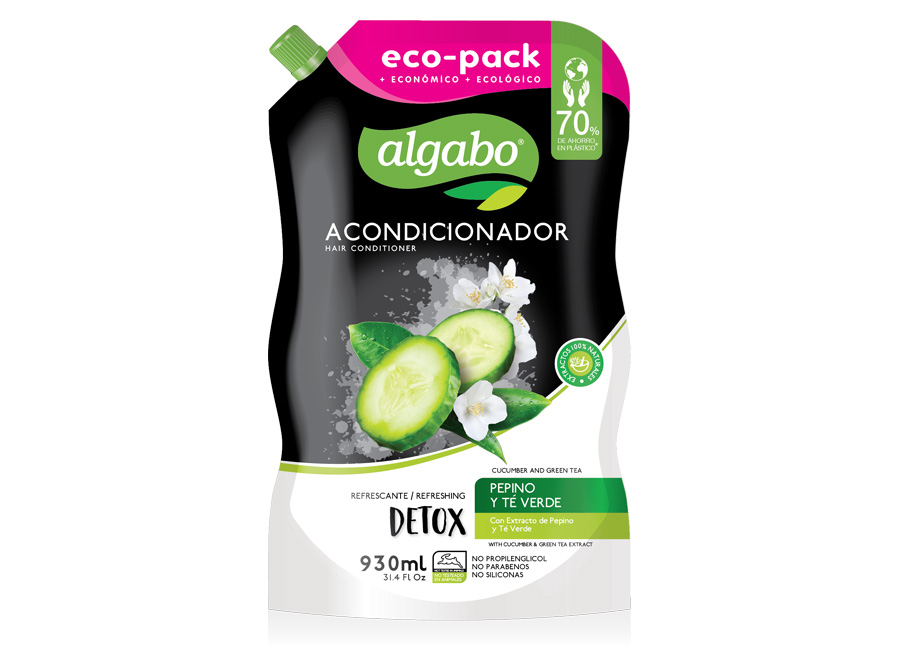  ACONDICIONADOR 930 ML ALGABO DOYPACK PEPINO/TE *** 