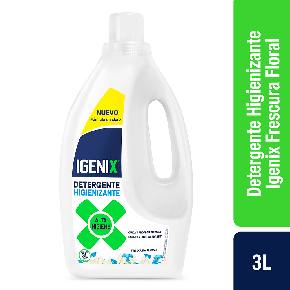  DETERGENTE LIQUIDO 3 LT IGENIX 