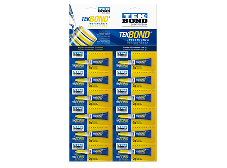  ADHESIVO INSTANTANEO 2 GR. TEKBOND DP X 12 UN 