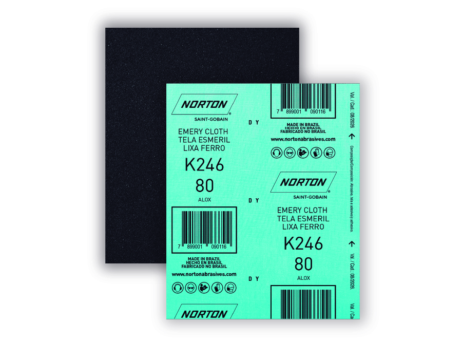  LIJA METAL K-246 SECO 225X275MM G80 25UN NORTON 