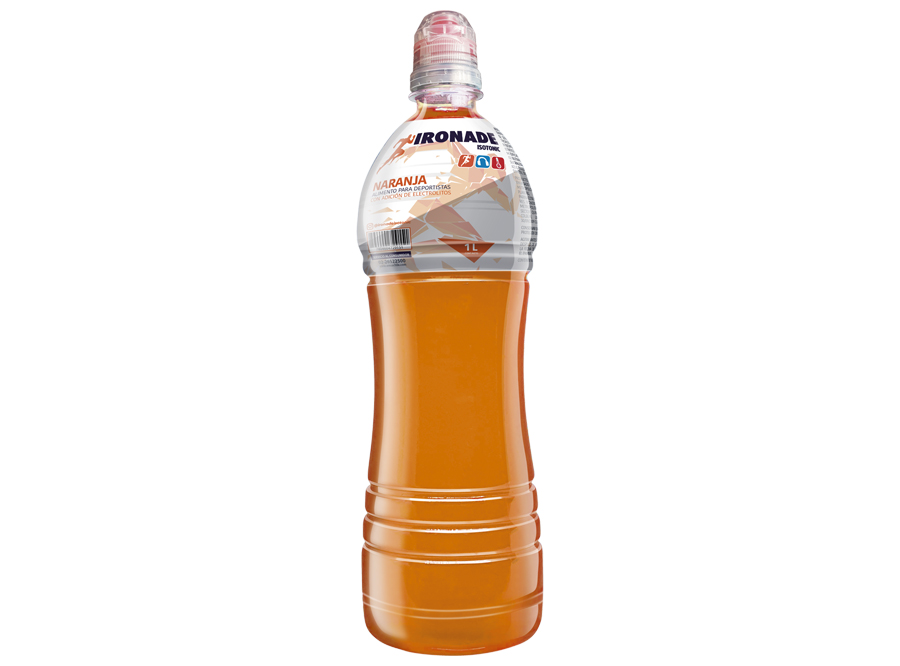  BEBIDA ISOTONICA 1000 CC IRONADE 6 UN NARANJA 