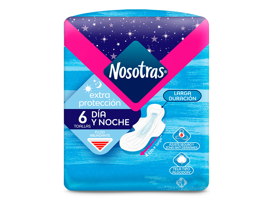  TOALLA HIG. NOSOTRAS DISP.X 6 PQ 6UN EXTRA PROTECC 