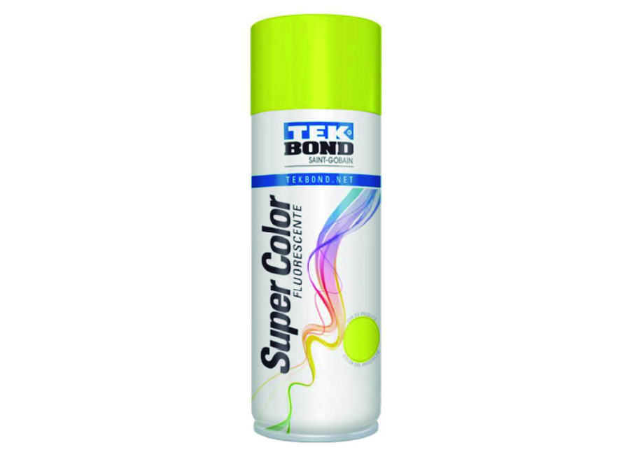  PINTURA SPRAY 400 ML FLUORESCENTE AMARILLO TEKBOND 