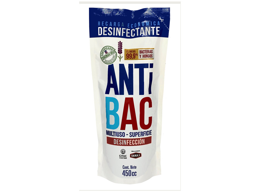  LIMPIADOR MULTIUSO 450 ML DOYPACK ANTIBAC 