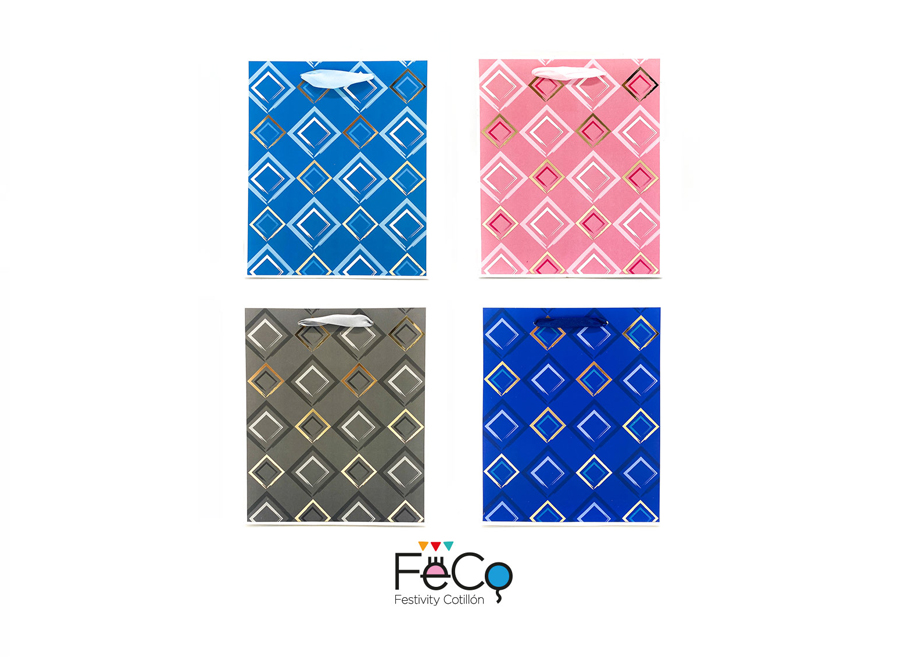  BOLSA REGALO TRIANGULO 30X40 DPX12UN GENERICA 