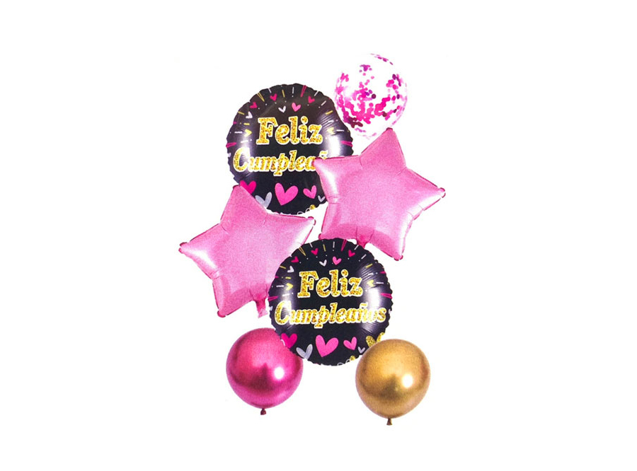  SET GLOBO METAL CUMPLE ESTRELLAS RS-DO-NG 