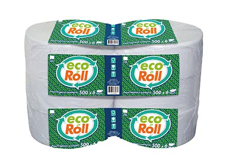  PAPEL HIG.  6 ROLLOS 500 MT. H/S ECO ROLL 