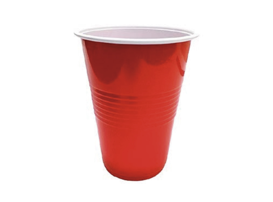  VASO ROJO 450 ML 14 ONZ PQ X 10 UN FECO 