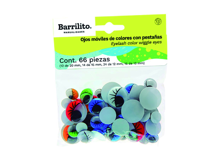  OJITOS MOVILES COL. SUR. (66UN TAMAO DIF) BARRILI 