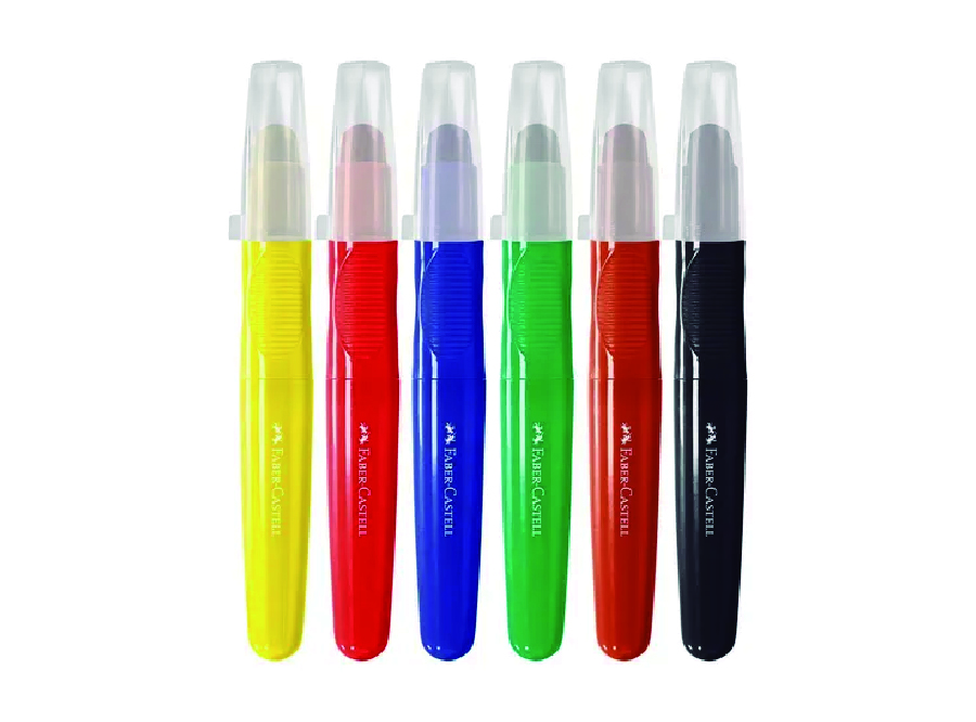  CRAYONES FABER JUMBO X 6 UND SURTIDOS CREMOSO 