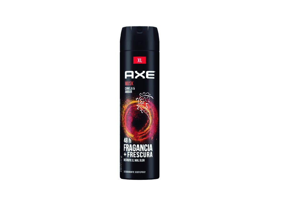  DESODORANTE AEROSOL 230 ML AXE MUSK XL 