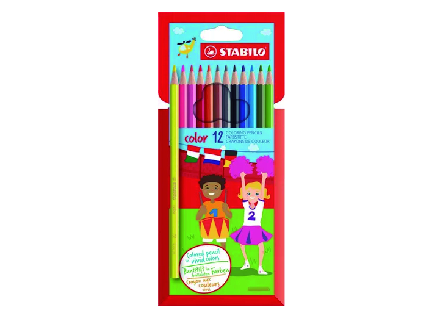  LAPIZ COLOR 12UN. LARGO STABILO 