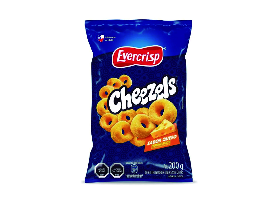  SNACK CHEEZELS 200 GR EVERCRIPS 
