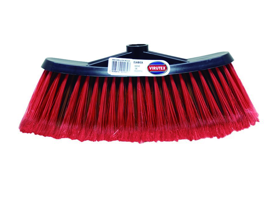  ESCOBILLON MULTIUSO GRANDE ROJO VIRUTEX C/ MANGO 