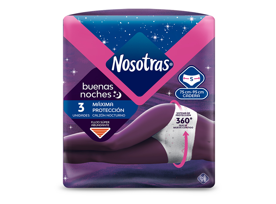  TOALLA HIG. NOSOTRAS CALZON NOCTURNO S X3 UND 