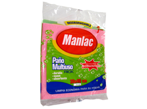  PANO ABSORB/CELUL MULTIUSO 38X40 CMX 1 UN. MANLAC 