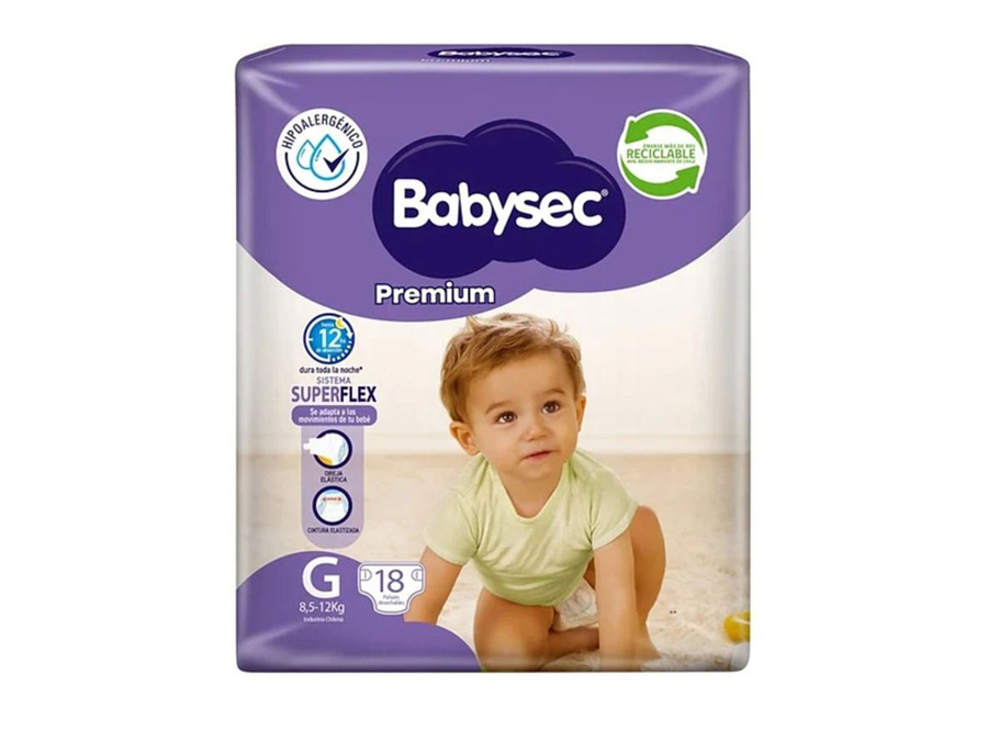  PANAL BABYSEC PREMIUM X 18 UN G 
