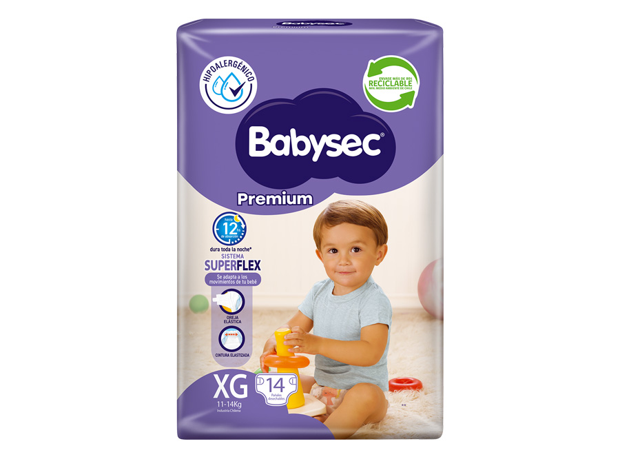  PANAL BABYSEC PREMIUM X 14 UN XG 