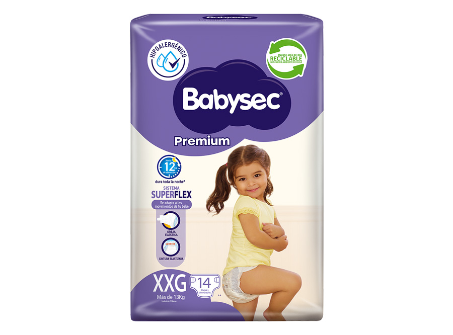  PANAL BABYSEC PREMIUM X 14 UN XXG 