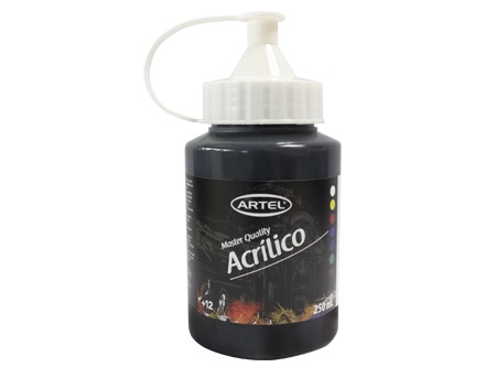  PINTURA ACRILICA 250 CC NEGRA ARTEL 221 