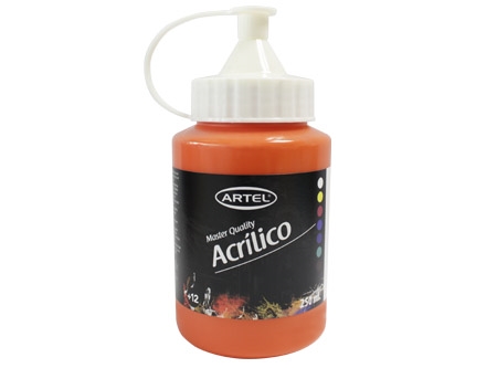  PINTURA ACRILICA 250 CC NARANJA ARTEL 