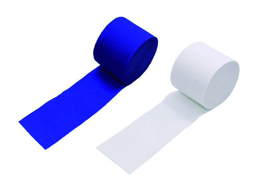  FESTON DECORATIVO X 6 UND AZUL-BLANCO NIO GLAM 