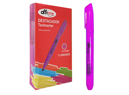  DESTACADOR T/LAPIZ ROSADO OFFIONE 