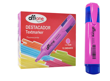  DESTACADOR ROSADO OFFIONE PERFECT TB 