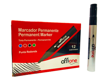  MARCADOR PERMAN.OFFIONE PTA REDONDA NEGRO 5.4MM 